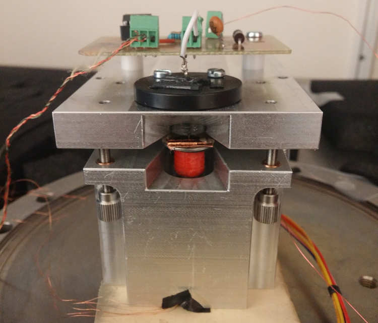 Front view of the STM